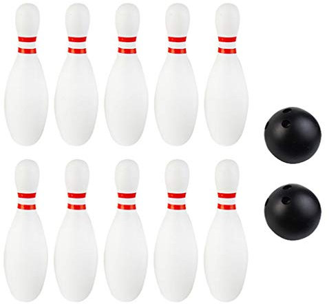 Qianly 12 Teile/Satz Kleinkind Bowling Spiel Set Outdoor Interaktive Lernen Spielzeug Geschenk, wie Beschreibung, 16cm