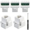 ASOFTY 5 Stück RJ11 CAT3 Keystone Telefon Modul, RJ11 Telefonisches Sprachmodul mit Mini Schraubendreher, RJ11 Telefonbuchse Verbinder, Telefonleitung Steckdosen Adapter