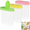 UQMIQURA 3 Stück Vorratsdosen Set, 250ml Gewürzboxen Aufbewahrung, Schüttdosen Transparent mit Klappdeckeln, Küche Luftdicht Vorratsbehälter, Streudosen Vorratsdosen für Küche Gewürze, Salz, Pfeffer