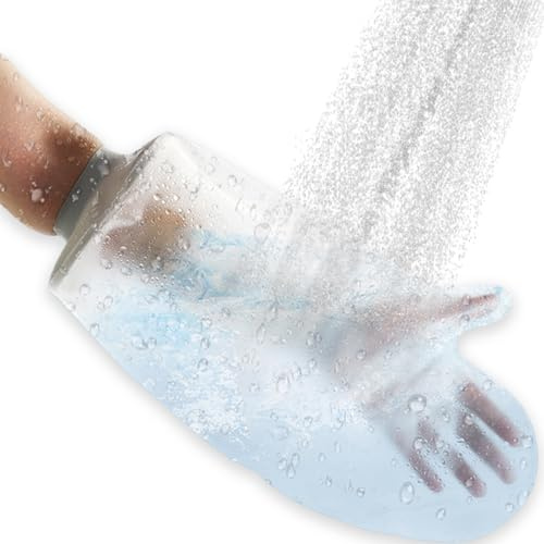 HaploS Funda Escayola Brazo, Funda Escayola Brazo Largo Niño Adulto, Funda para de Ducha Impermeable, Protector de Mano de Yeso Impermeable para la Ducha Después de la Cirugía (15 Pulgadas)