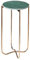 cagü Design Beistelltisch FLORENTIN Grün Marmor mit Gold Gestell 35cm