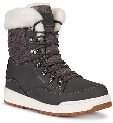 Trespass Womens Snow Boots Waterproof Fleece Lined Raegan