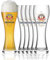 ERDINGER - Set di 6 bicchieri da birra a grano, 0,5 l, ideali come regalo per birra