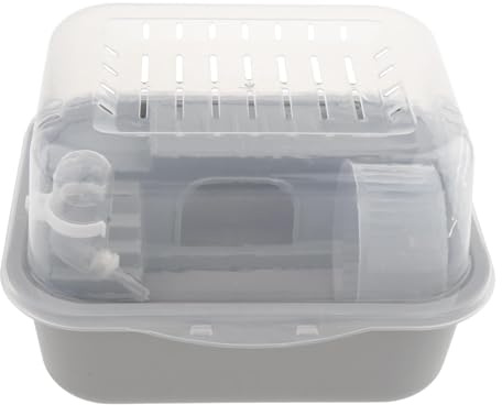 Baoblaze Cage du Hamster, Petite Cage pour Animaux de Compagnie, créatif, Habitat Facile à Nettoyer pour Les Rats Hamster cobayes Petits Animaux, Gris