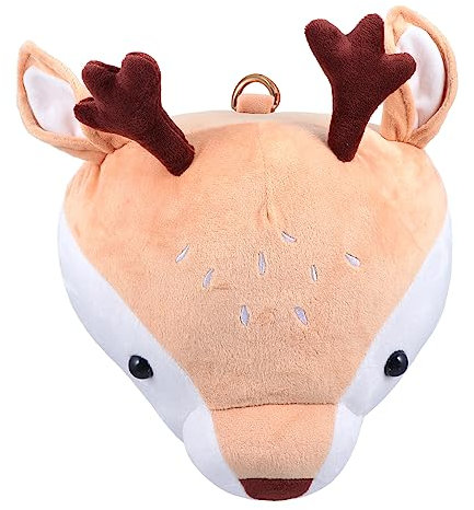 CIYODO Wanddeko-Puppe Mit Hirschmotiv Plüschtier Zum Aufhängen Wand Als Hirsch-aufhänger