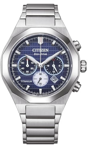 Citizen Herren Chronograph Eco-Drive Armbanduhr Zenshin Senkei