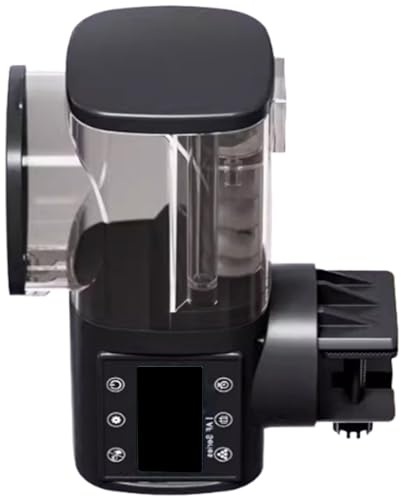 Alimentador automático de gran capacidad para acuarios, dispensador programable de alimentos para peces pequeños con motor de bajo ruido y fácil configuración, comedero de pecera con temporizador