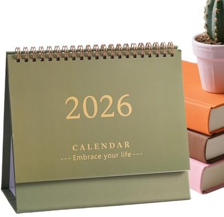 Calendario de escritorio, julio de 2025 a diciembre de 2026, calendario de mesa de 12 meses, decoración del hogar para programación, planificación diaria, registro de vacaciones, estudiantes