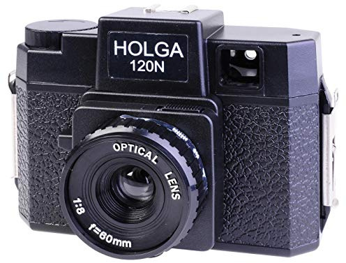 Holga 120N mediumkamera, svart