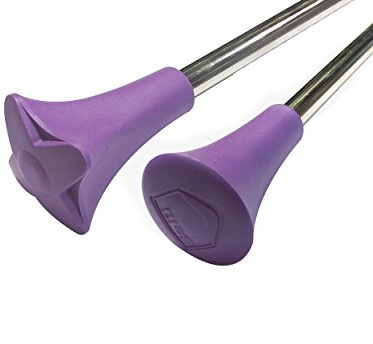 Belti Bastone da Majorette per Twirling (Viola, 65cm)