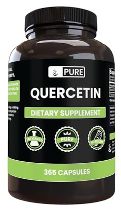 Pure Original Ingredients Quercetin (365 Capsules) Always Pure, No Additives Or Fillers, Lab Verified