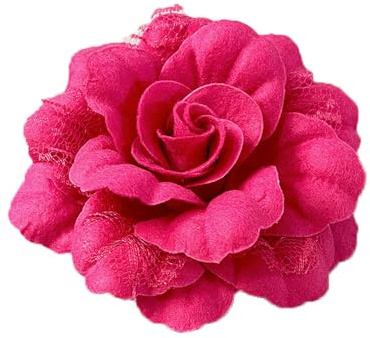 Broches En Satin De Soie En Forme De Fleur De Camélia - Broche Classique Pour Mariage, Fête, Danse, Banquet Pour Femme - Belle Fille - Épinglettes Pour Robe, Cérémonie, Vêtements, Soie, Nouveau