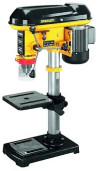 STANLEY – Taladro de columna de banco de trabajo 600 W 9 velocidades portabrocas 3 a 16 mm SXDP16720E
