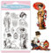 GLOBLELAND Orientalische Geisha Transparente Stempel für Scrapbooking Japanische Frauen Klare Stamps Kimono Dame Silikonstempel Für Kartengestaltung DIY Prägung Journaling