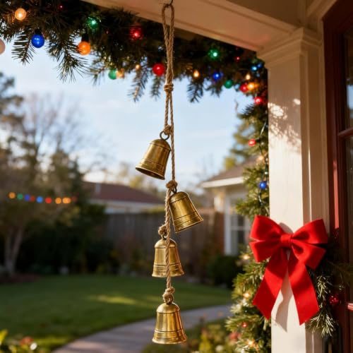 Vintage Deko Glocke Für Zuhause, Weihnachts Kuhglocken Ornamente