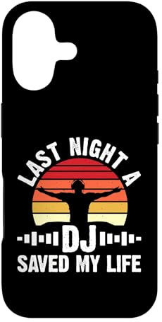 Custodia per iPhone 17 La scorsa notte un DJ mi ha salvato la vita Retro DJ Tramonto