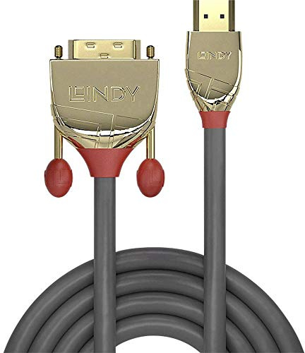 LINDY 36199 DMI på DVI-kabel, 15 m guld