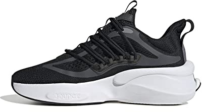 adidas Alphaboost V1 Men's Sneakers, Black Core Black Magic Grey Three, 8 UK