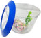 Goldfish Bowl Starter Set Gold Fish Bowl With Ornamental Plant Fish Bowl Aquarium Fish Tank Bowl Plant Gravel Kit Small Fish Tanks Blue Or Orange Zvire (Blue)
