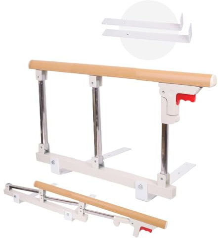 HEYOUTH Barriere de Lit Adulte,Aide pour se Lever du lit,Barre Protection Lit Personnes Àgées,Pliant Barrière de Protection,pour Handicapé Hospitaliers, handicapés et Enfants