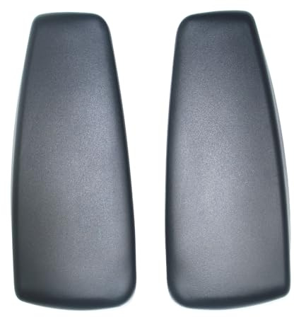 Ersatz-Armlehnenpolster, kompatibel mit Herman Miller Embody Stuhl, Ersatz-Armlehnenpolster, Schwarz (Paar)