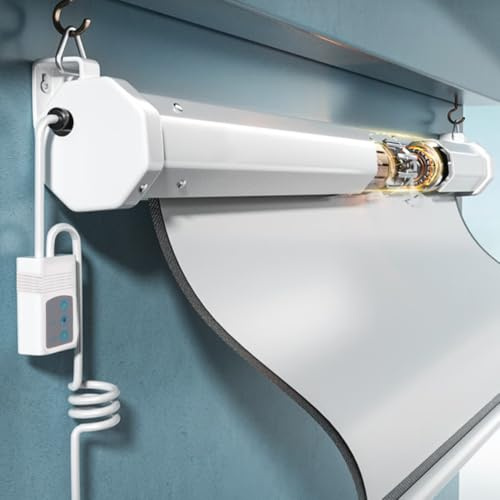 Fabulcozy écran projecteur électrique Écran de Projection motorisé 100 Pouces 16:9