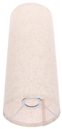 TOBBOMEY Abat-Jour Cylindrique Haut En Tissu Pour Lampadaire Housse De Rechange Pour Lampe Sur Pied Lumière Adoucie Design Moderne Pour Chambre Et Salon 40.00 X 16.00 X 16.00 Cm