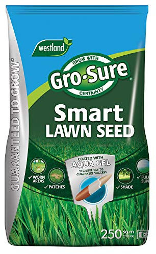 Gro-Sure Aqua Gel Coated Smart Grass Lawn Seed, 250m2 (10 kg)