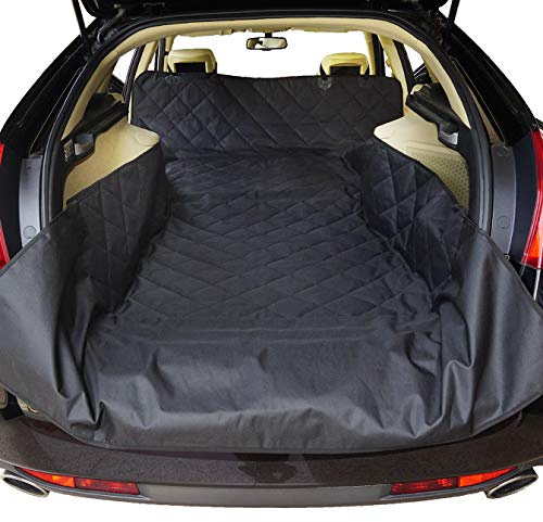 NOBER Pet Cargo Liner Cover for Dogs SUV Cars Waterproof Non Slip Universal Fit with Bumper Flap Extra Large