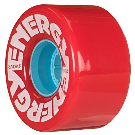 Radar Energy 57 - Roller Skate Wheels - 4 Pack of 78A 31mm x 57mm Quad Skate | Red