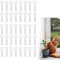 NOPKESV 40 Stück Outdoor Adhesive Hooks,Klebehaken Außen für Katzennetz Balkon,Fixierung für Balkonnetz für Katzen Ohne Bohren,3M-Modell,Katzenschutznetz (Ohne Katze Netz)