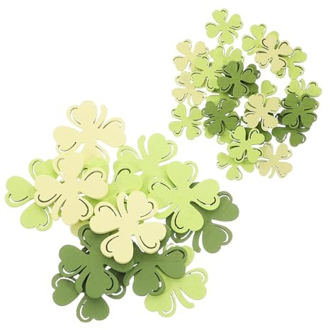 BESPORTBLE 100 Piezas Confetti de Madera de de para Decoración de Mesa San Pequeñas Adornos para Celebraciones y Proyectos Diy