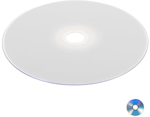 IMIKEYA CD de Audio Grabable y Discos DVD Vírgenes para Grabación Rápida, Portátil y Gran Capacidad, Ideales para Almacenamiento de Datos en Casa o Trabajo