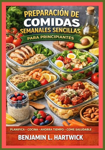 Preparación de comidas semanales sencillas para principiantes: Cómo planificar tu semana, elegir ingredientes inteligentes, cocinar de manera ... Culinarios de Benjamin L. Hartwick)