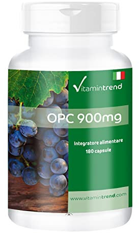 OPC in capsule 900mg - 180 capsule - Vegan - Standardizzato al 95% OPC | Vitamintrend®