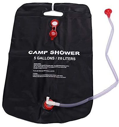 HI SUYI 5 Gallon/20L Portable Outdoor Solar Heating Shower Bag With hanging rope For Camping Hiking Backpacking Beach Pool Garden