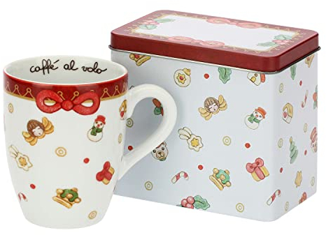 THUN - Mug con Scatola in Latta Magico Natale