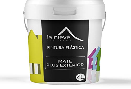 Pintura plástica Blanco Mate Plus exterior 4 litros