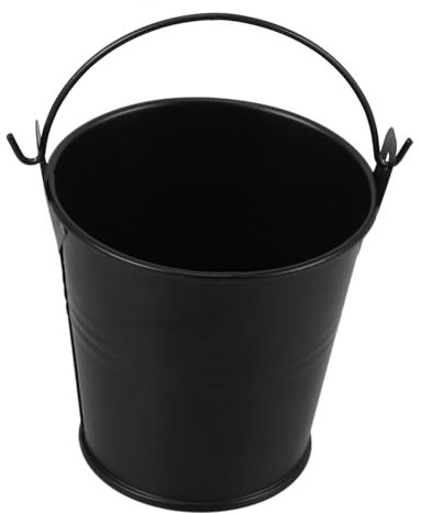 BESPORTBLE 2pezzi Secchio Per Grasso Da Barbecue Metallo Con Design Drip Contenitore Portatilper Da Compatte Per Cucine All Aperto