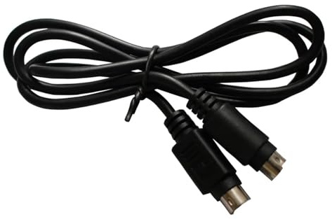 Cavo video S-Video 4 pin 4P maschio a maschio M/M S-Video Uscita TV Video, compatibile con TV HDTV DVD VCR LCD