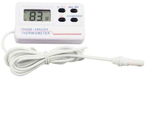 Termometro, indicatore di temperatura di stoccaggio per frigoriferi, frigorifero per termometro a quadrante per conservazione a freddo, termometro per elettrodomestici per congelatori