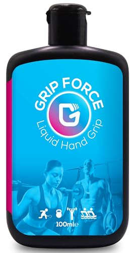 Chalkless Silicone Hand Grip, 100ml Liquid Chalk Alternative, Hygienic Upgrade from Other Chalk, Super Quick-Dry, Strong Grip for Gym, Rock Climbing, Weight Lifting, Fast Hand Grip Solution.
