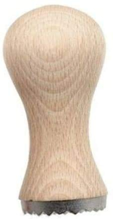 G BATTICARNE in Legno Naturale di FAGGIO con Base DENTATA in Alluminio BATTI Carne