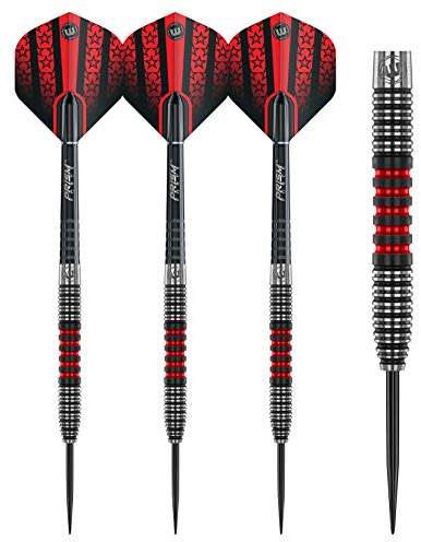 WINMAU Joe Cullen 23 Gram Tungsten Darts with Prism Flights and Shafts (Stems)
