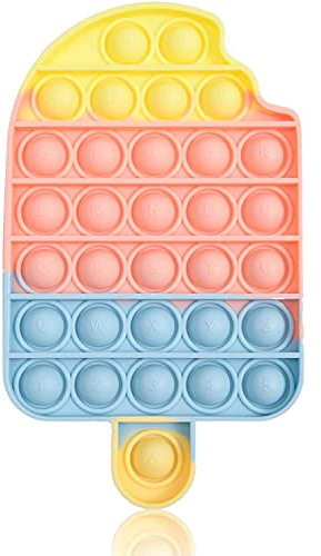 KUNSTIFY Pop Fidget Toy Antistress Spielzeug für Erwachsene Kinder Pop Figetttoys Fidget Toys pop Set Fidget Toy Set pop Fidget Toy Pop Popp pop Popp Push pop (Regenbogen EIS)