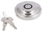 AKF Tankdeckel mit Schloss Ø40mm, Chrom-Optik - für Simson S50, S51, SR50, SR80, KR51 Schwalbe, SR4 Vogelserie - IWL