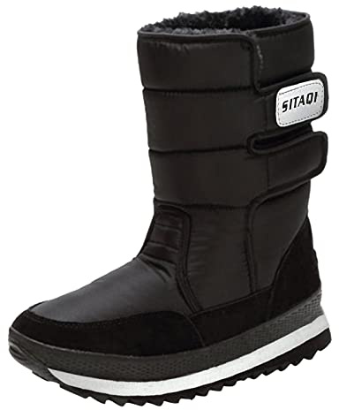 Mashaouyo Femmes Hommes Bottes De Neige Imperméables Après Ski Bottes De Neige Pour Homme - Chaudes Pour L'Extérieur Et L'Hiver