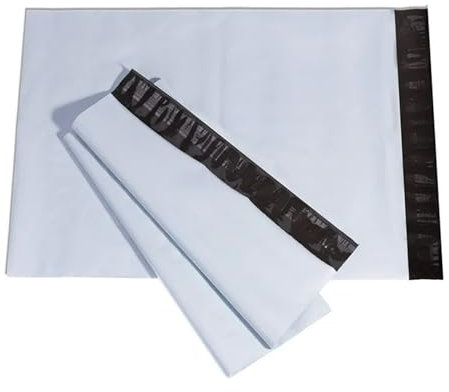 150 Stück Folienversandtaschen selbstklebend | 200 x 350 mm Versandbeutel mit Selbstklebeverschluss | 20 x 35 cm Versandtüten blickdicht aus Plastik für Kleidung und Textilien