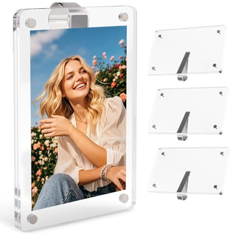 4Pcs Car Picture Holder, Car Visor Photo Clip, 3.5 x 2.4, Car Accessories