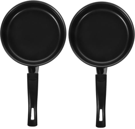 ZUNOXAZ 2piezas Sartén Antiadherente Para Tortillas De Sartén Pequeña Para Cocinar Huevos Tortitas y Filetes Para Cocina Casa
